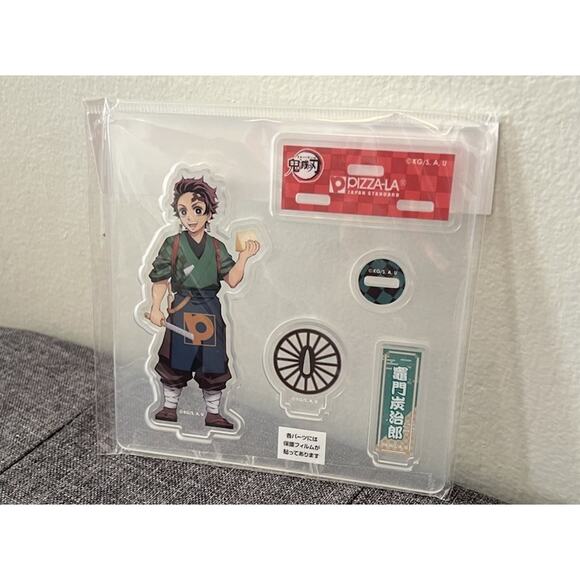 Demon Slayer x PIZZA-LA Collab Tanjiro Kamado Acrylic Stand Brand New - Picture 2 of 2